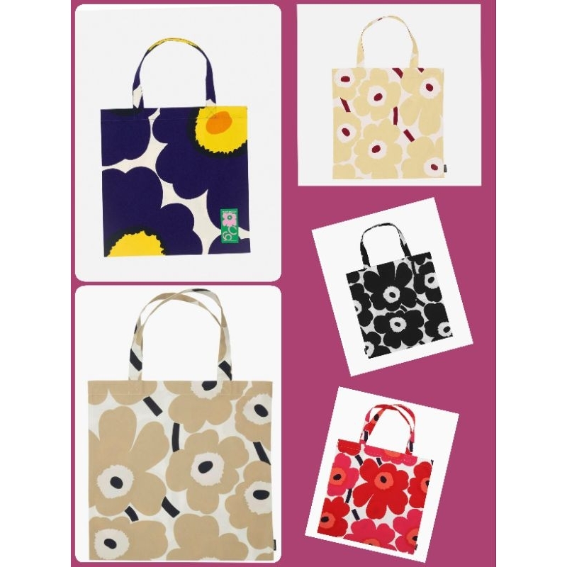 Marimekko Tote Bag รวมกระเป๋าผ้า พร้อมส่ง แท้100%
