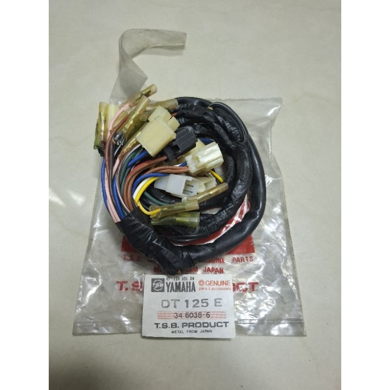 ชุดสายไฟ Yamaha DT125E-DT125MX-DT175MX ของใหม่งานเก่าเก็บ สภาพสวยๆสายไฟหนา คุณภาพดีเหมือนของแท้ พร้อ