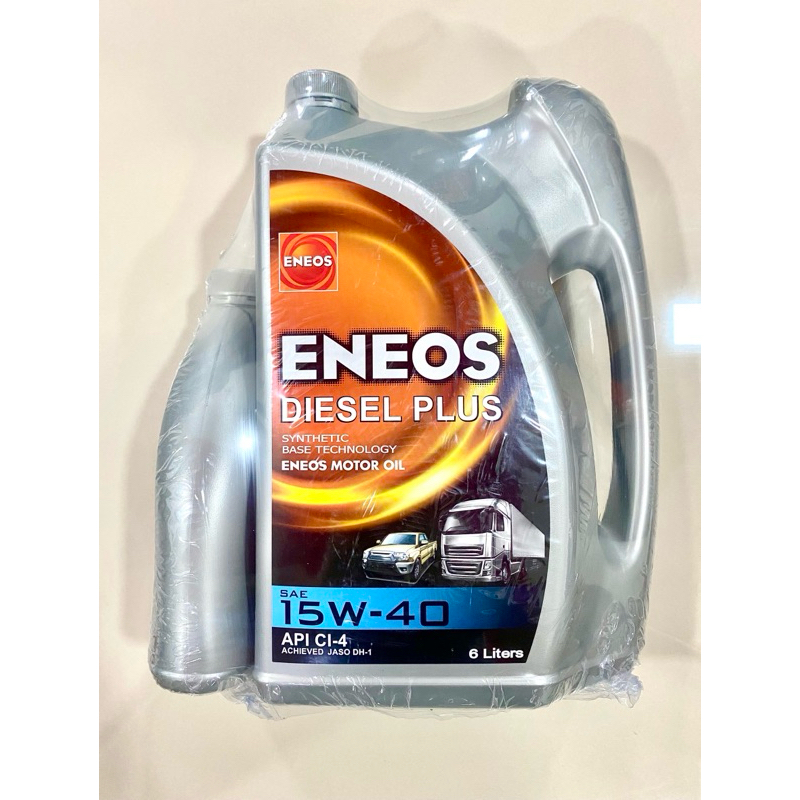 ENEOS DIESEL PLUS 15W-40 น้ำมันเครื่องกึ่งสังเคราะห์ 6 ลิตร และ7 ลิตร