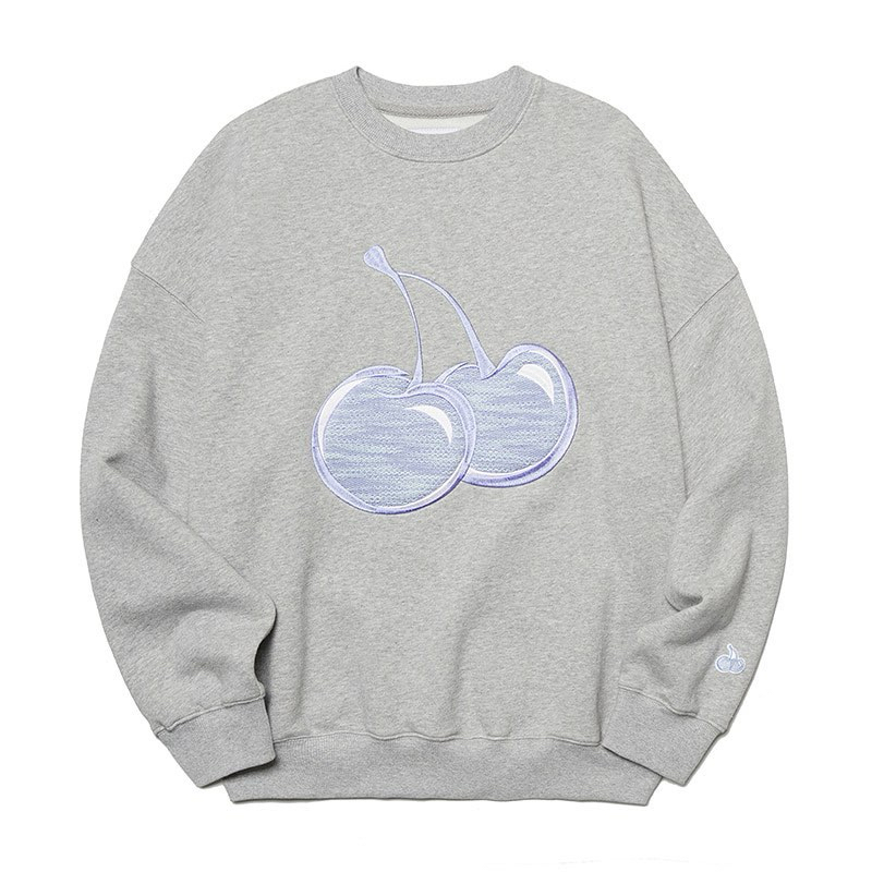 พร้อมส่ง KIRSH BIG CHERRY SWEATSHIRT [MELANGE GRAY] ของแท้ 100%