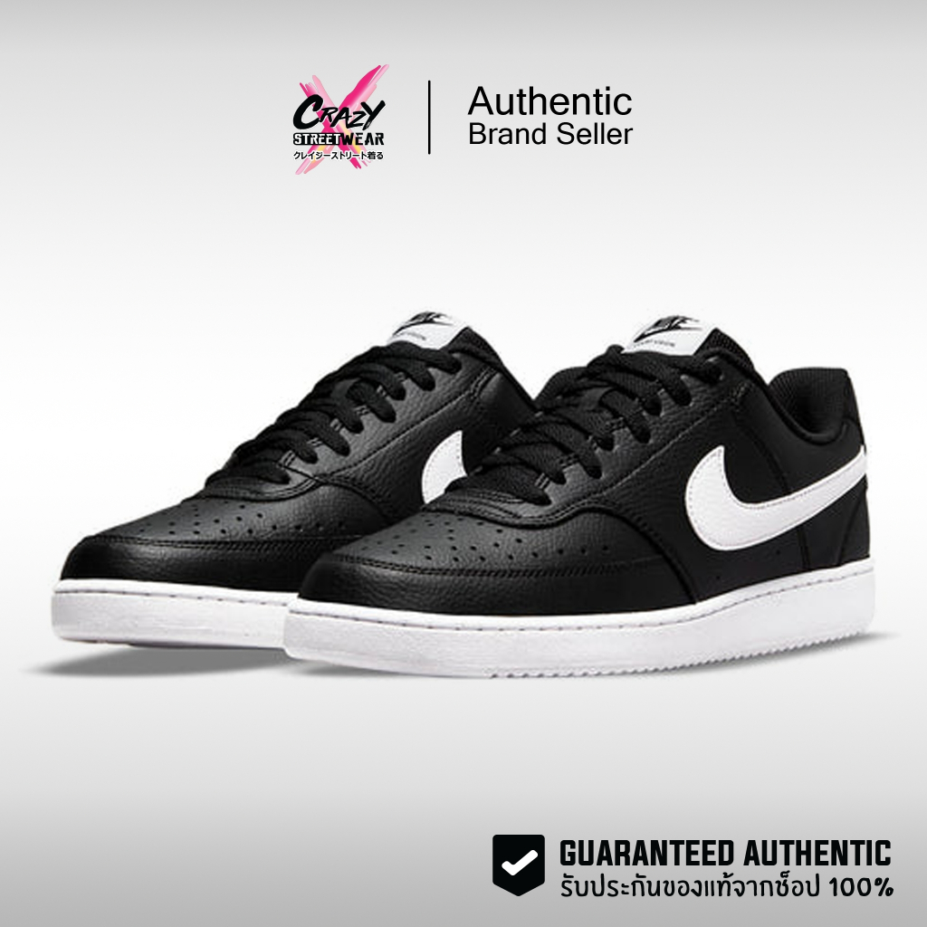 Nike Court Vision Lo NN ‘Black White’ – DH2987-001 สินค้าลิขสิทธิ์แท้ Nike รองเท้าผู้ชาย ไนกี้