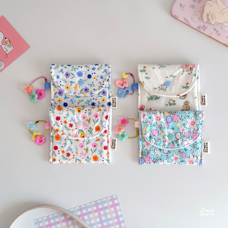 Crazy Bestie🍒กระเป๋าสตางค์ใส่บัตรและเหรียญ ลายน่ารัก(CB84)