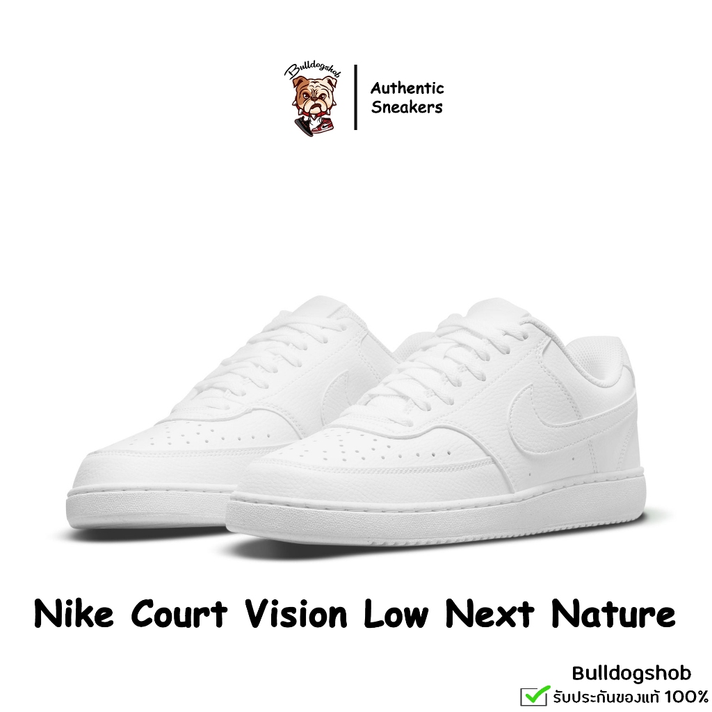 ทักแชทรับโค้ด Nike รองเท้า Court Vision Low Next Nature DH2987-100 - แท้/ป้ายไทย