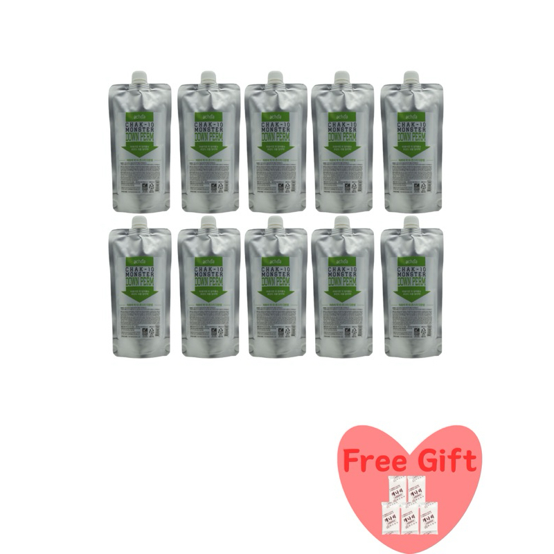 🇰🇷การซื้อจำนวนมาก [300ml X 10] Magic Down Perm ยืมผมถาวร น้ำยายืดผมตรง ดาวเพิร์ม ยืดผม ผู้หญิง ผู้ชา