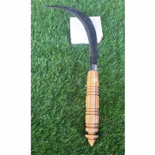 เคียวปาด ด้ามไม้ เกี่ยวหญ้า