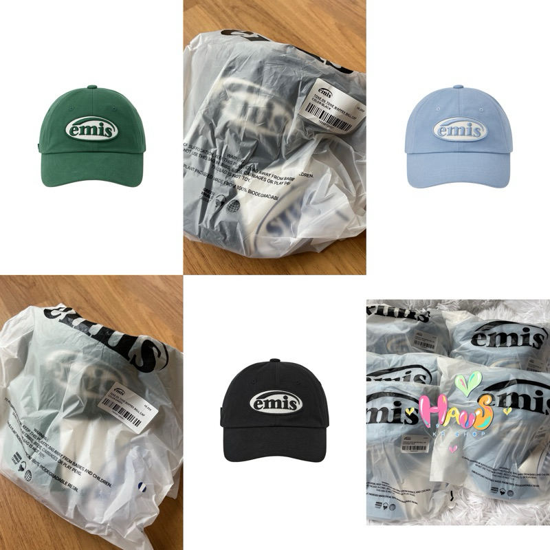 พร้อมส่งของแท้ EMIS หมวกรุ่น tone on tone wappen ball cap