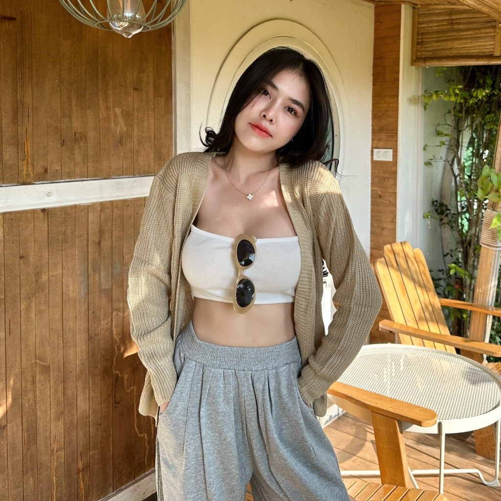 🌈SpinnyHouse🌈เสื้อคลุม ผ้าไหมพรมถักหนานุ่ม พร้อมส่ง 🫧 สาวอวบใส่ได้จ้า ทรงสวยผ้ายืดเยอะ ใส่คลุม รุ่น คลุมเนเน่