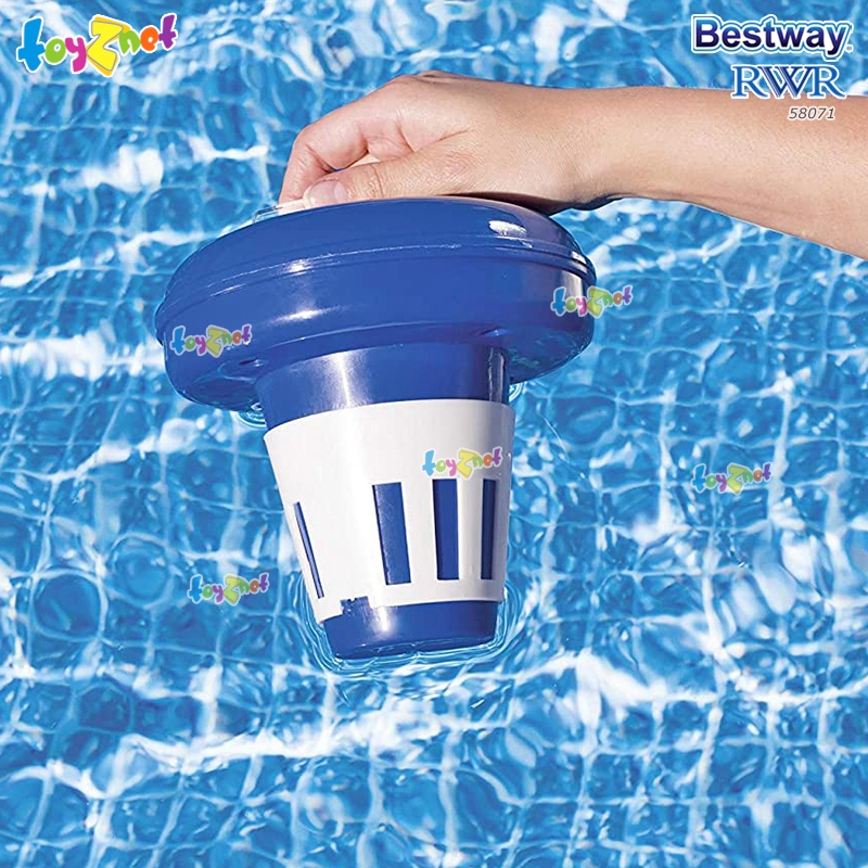 Bestway ทุ่นกระปุกลอยน้ำใส่เม็ดคลอรีน 6.5 นิ้ว (16.5 ซม.) รุ่น 58071/29040