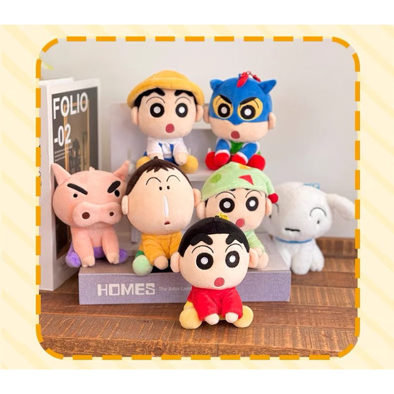 สินค้าพร้อมส่ง กล่องสุ่ม Crayon Shinchan Line Sitting