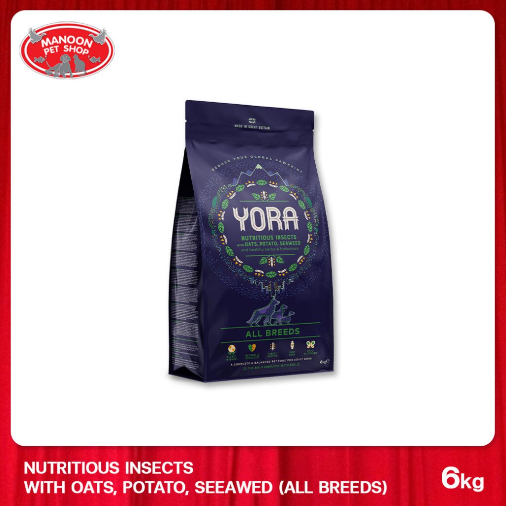 YORA Adult All Breeds โยรา อาหารสำหรับสุนัขโตเต็มวัย ทุกสายพันธุ์