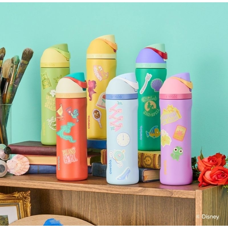 ​ #พร้อมส่ง Owala Disney : Owala Disney Pricess Free Sip Collection
