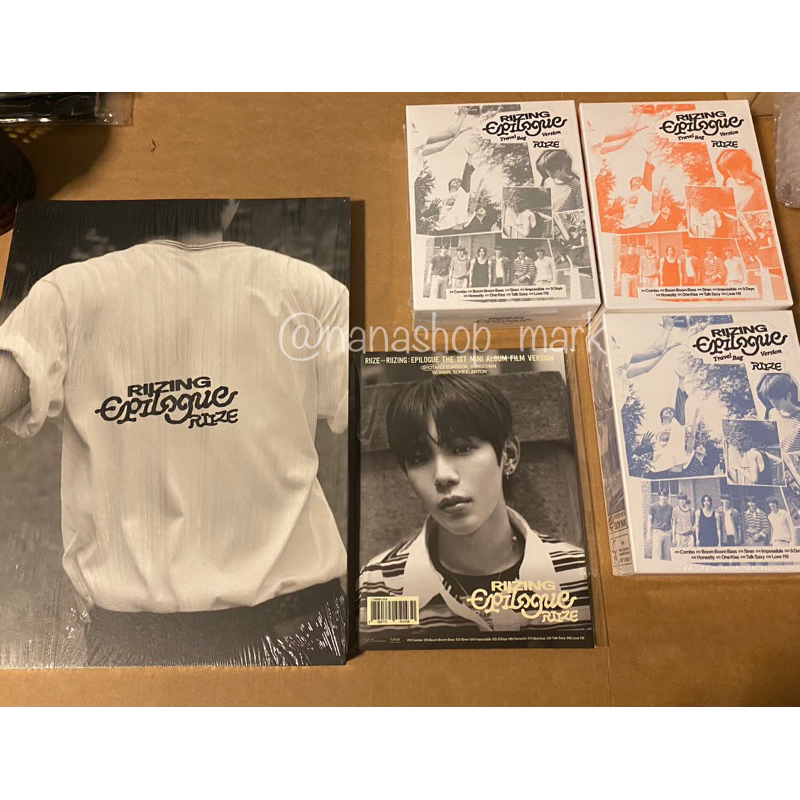 พร้อมส่ง 🌻 อัลบั้มน้องข้าว - RIIZING : Epilogue  ( Photobook ver, Film ver , Cassette ver ) ไม่แกะซีล