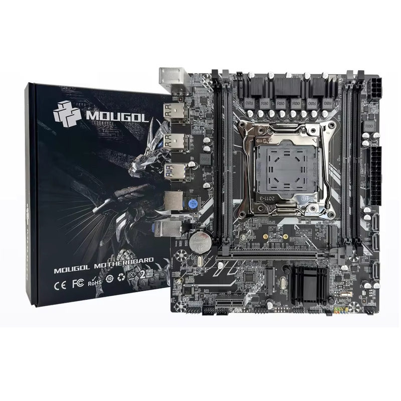 MOUGOL X99D4 X99 Intel Xeon V3 V4 //DDR4 Dual channel//M.2NVME2ช่อง//GIGABIT LAN