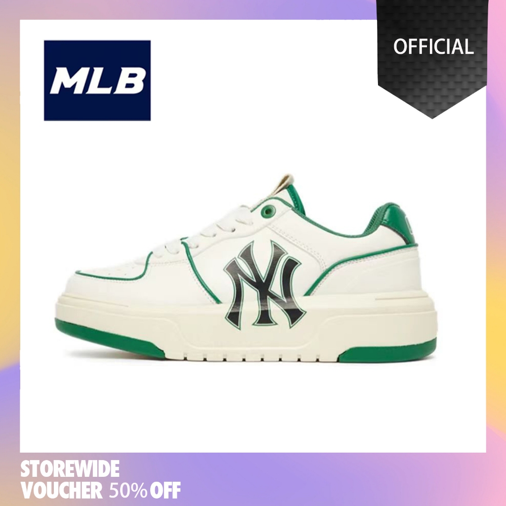 สินค้าอย่างเป็นทางการ MLB NY Big Ball Chunky รองเท้ากีฬาสำหรับบุรุษและสตร