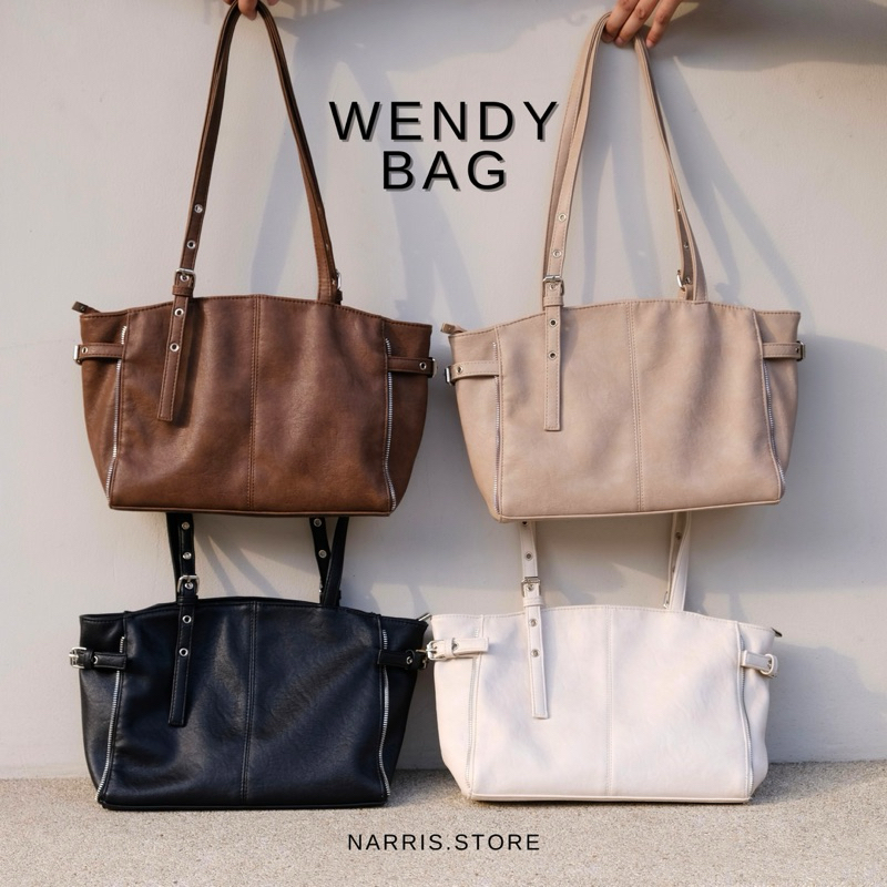 Narris.Store กระเป๋าสะพายไหล่ รุ่น Wendy bag ใส่ ipad ได้ทุกรุ่น (พร้อมส่งจากไทย)