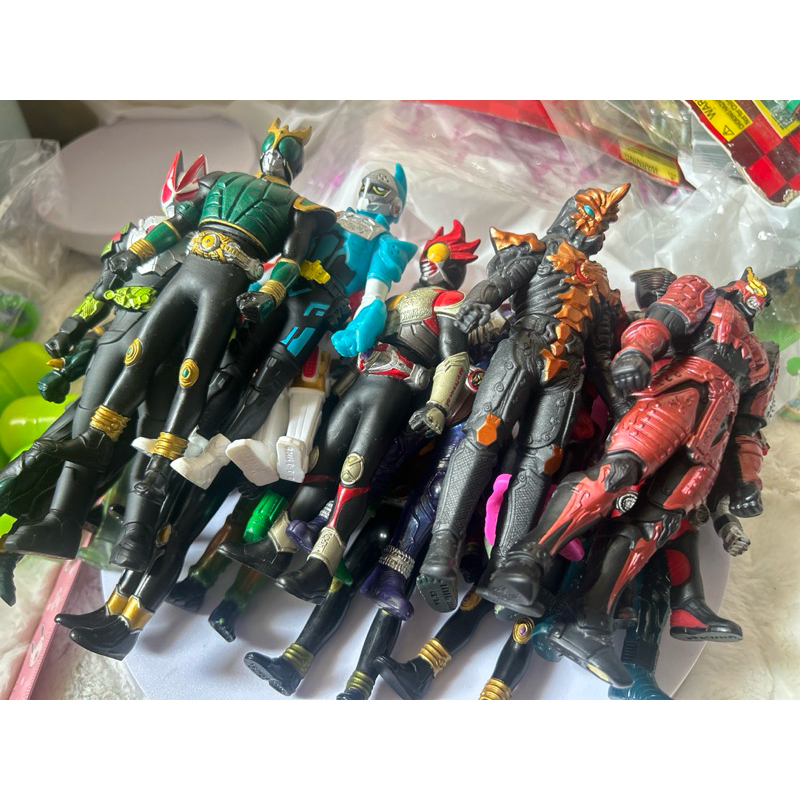 มือ 2 ขนาด 5-5.5 นิ้ว หุ่นซอฟ หุ่นยาง ฟิกเกอร์ อุลตร้าแมน มาร์กไรเดอร์ Bandai และอื่นๆ งานแท้