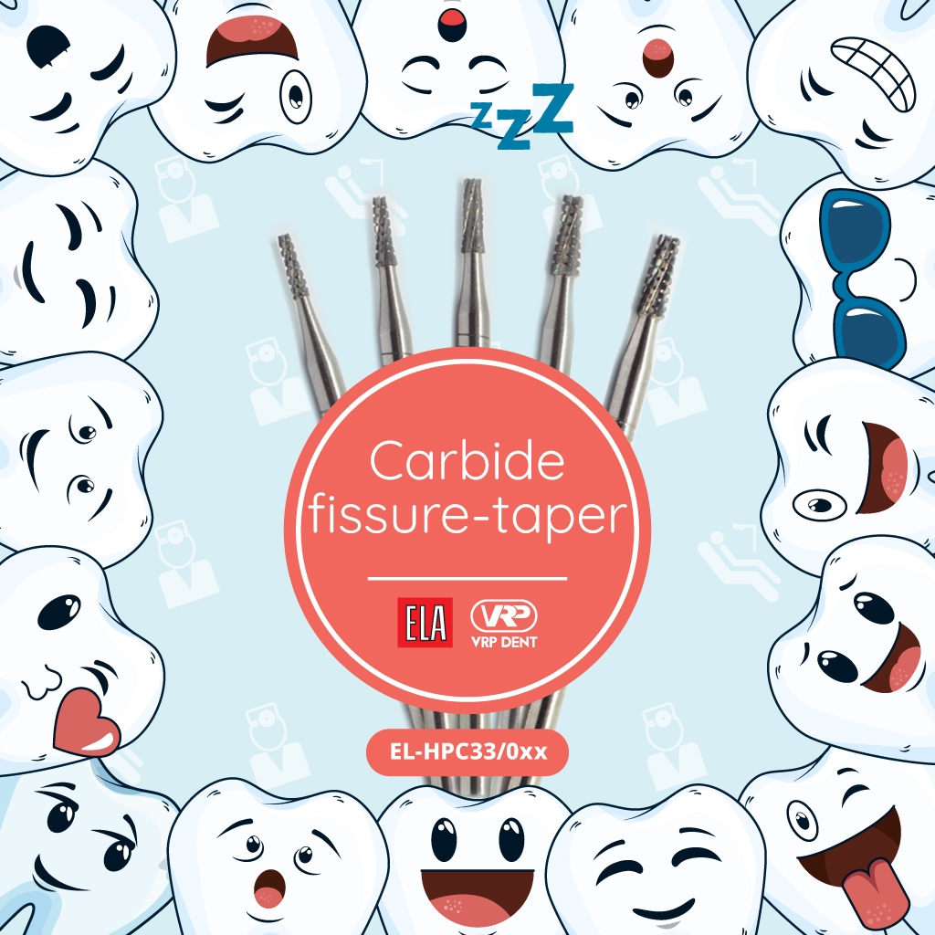 Carbide fissure taper bur HP 1 pc. EL-HPC33/0XX