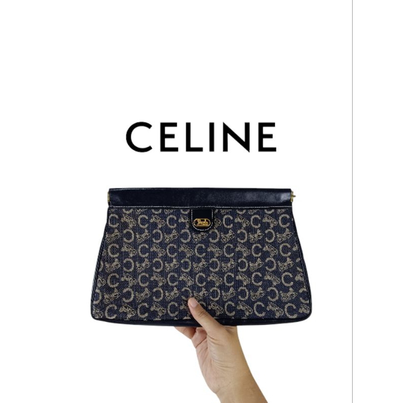 🌻กระเป๋าคลัทช์ Celine vintage Authentic🌻