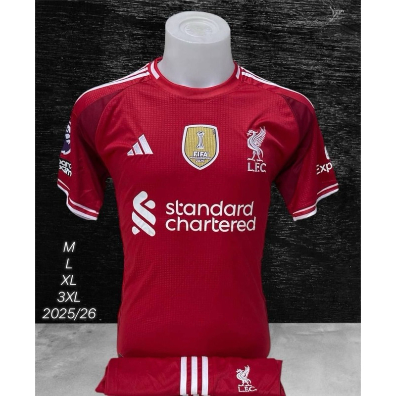 ชุดกีฬาผู้ใหญ่ ทีมสโมสรลิเวอร์พูล Liverpool2025/2026 มาใหม่ พร้อมส่ง