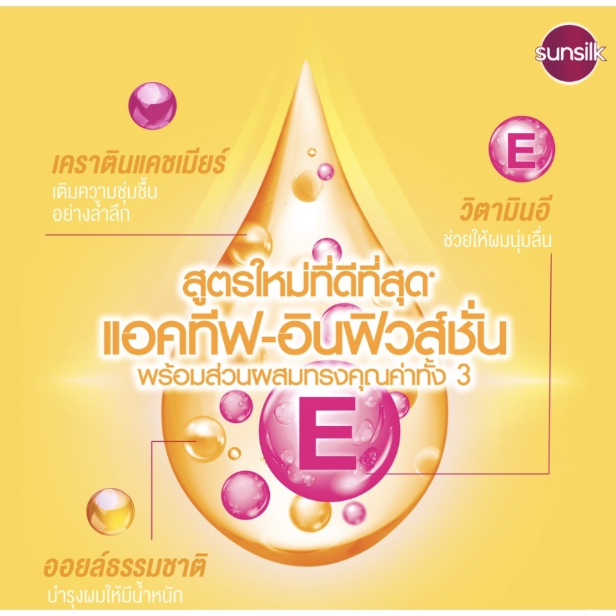 Sunsilk Shampoo 60ml ซันซิลแชมพูขนาด 60มล. - รูปที่ 2