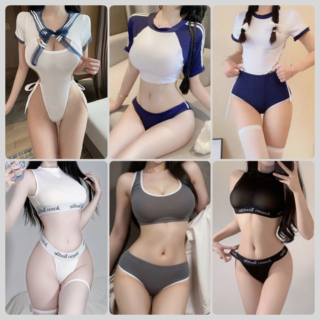 sexy lady🌺🌺ชุดนักเรียนญี่ปุ่น ชุดนอนเซ็กซี่ เซ็ท2ชิ้น ผ้านิ่มเด้ง ราคาส่ง สวมใส่สบาย🌺🌺จัดส่งจากประเทศไทย