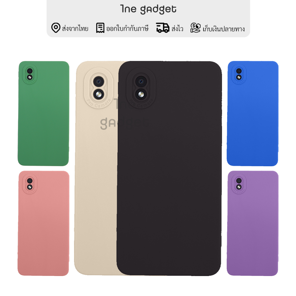 เคส Samsung Galaxy A01 Core เคสซิลิโคนนิ่ม กันกล้อง สีพาสเทล TPU หนา
