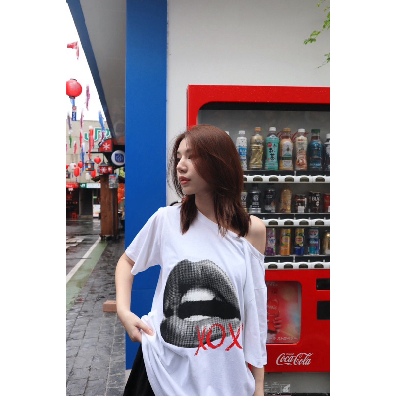 [Tomato8] ปาดไหล่ Oversize รวมลาย
