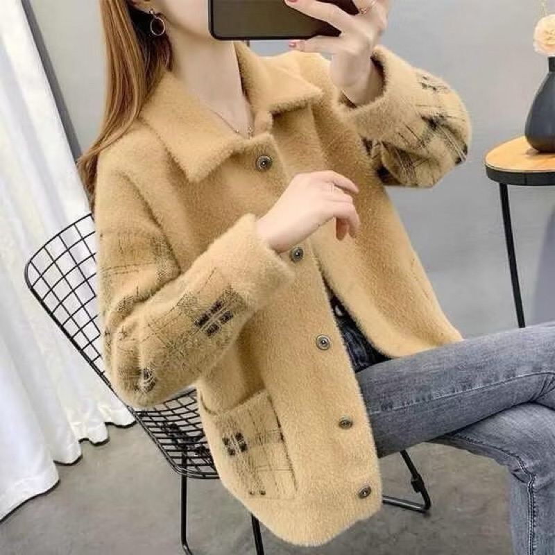 เสื้อกันหนาว เสื้ิอคลุมกันหนาว เนื้อผ้านุ่ม พร้อมส่ง