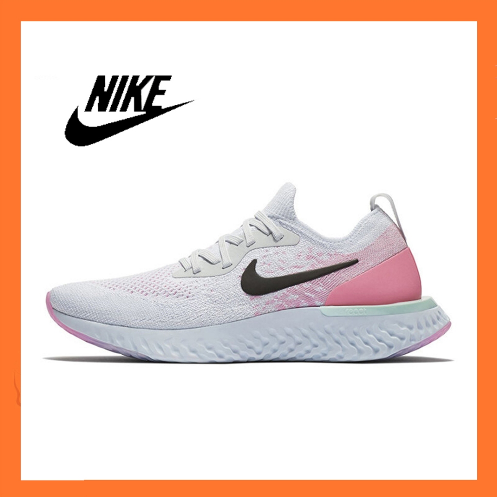 โปรโมชั่นในราคาต่ำ Nike Epic React Flyknit รองเท้าผ้าใบ ใส่ได้ทั้งผู้หญิง&ผู้ช้าย