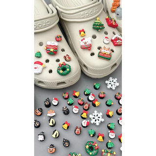 ตัวติดรองเท้า🎄🎃 ตัวติดลายคริสต์มาสจิ๋ว ฮาโลวีน (จิ๋วมาก)