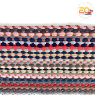20warehouse พรมเช็ดเท้า ขนาด 60x40 cm. พรมเช็ดเท้าถักเปีย พรมทอเช็ดเท้า เส้นใยสามารถดูดซับน้ำได้ดี