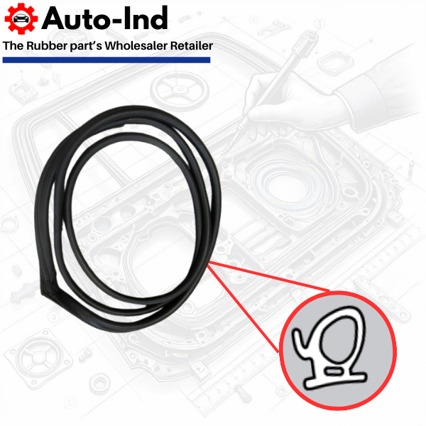 ยางขอบประตูรถยนต์ Mercedes Benz W202 C-Class ปี 1992 ถึง 2001 ตรงรุ่น คุณภาพสูง ทนทาน - รูปที่ 3