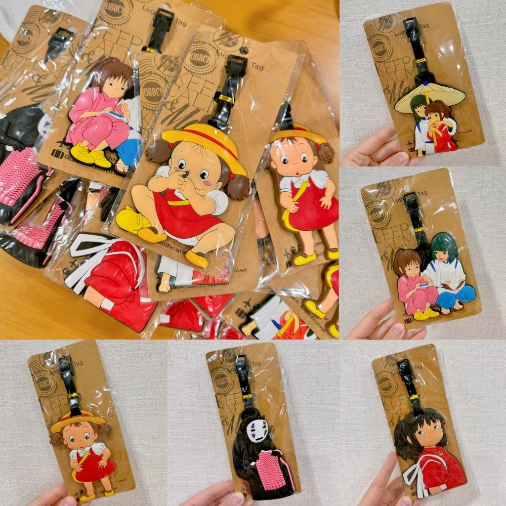 ส่งจากไทย Tag กระเป๋าเดินทาง Ghibli จิบลิ ป้ายชื่อ มีลายหลาย น่ารักๆ 85008