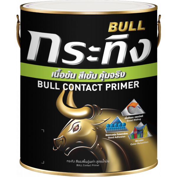 สีรองพื้นไม้กันเชื้อรา กระทิง KP600