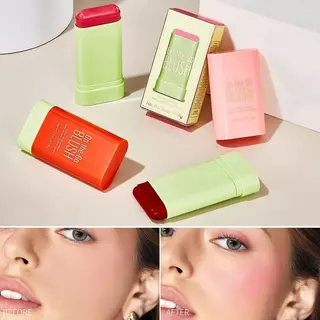 บลัชออนไฮไลท์ สีนุ้ด มีสีหลายรุ่นให้เลือก เช่น สีชมพู สีส้ม และสีแดง เนื้อครีมนุ่มนุ่ม สภาพเครื่องสำอางคงทน ลิปสติกอายสต