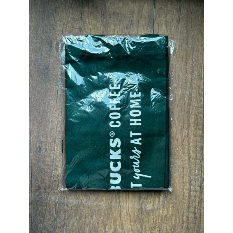 กระเป๋า Starbuck เขียวเข้ม ดำ กระเป๋าช้อปปิ้ง "Make it yours at home"