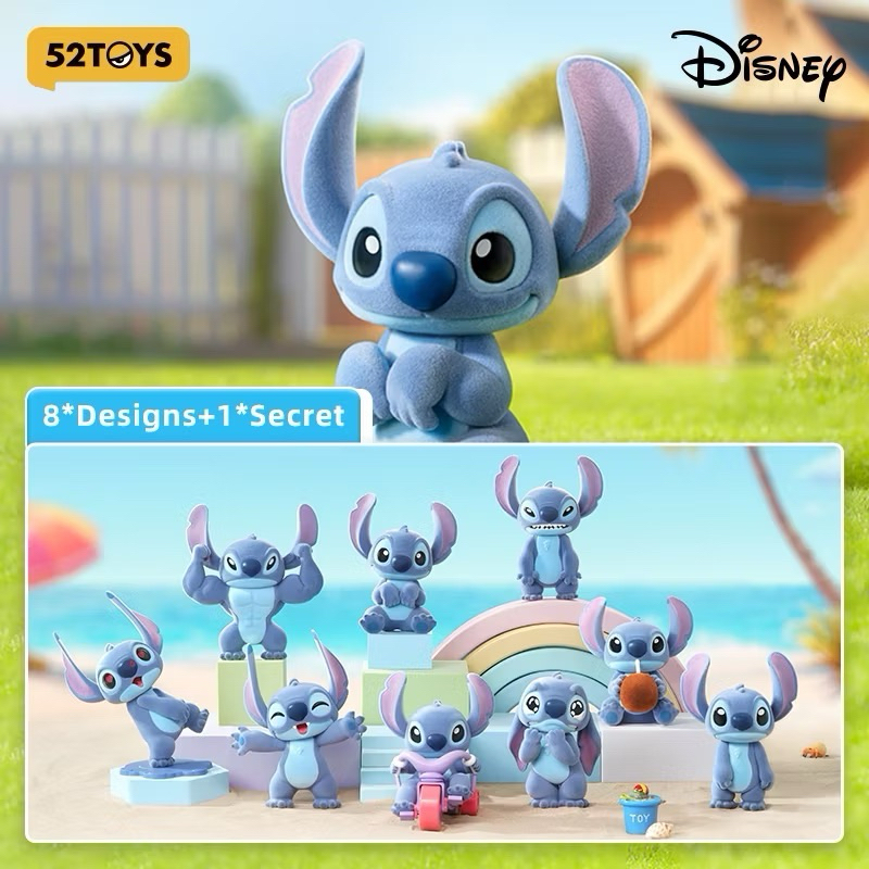 📍พรี15-18วัน [ยกเซต / Secret] 52TOYS Disney The Cute Stitch Series Blind Box Figure Toy