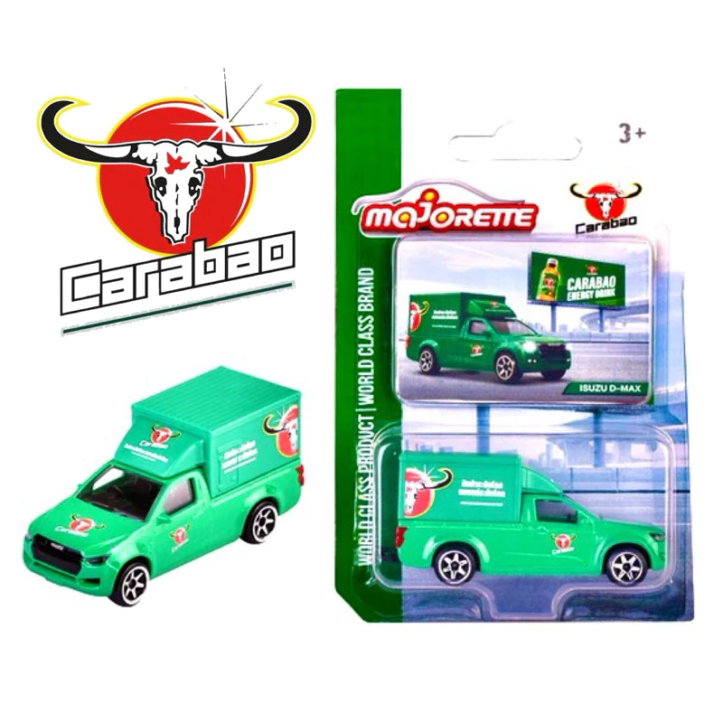 C2Kun|รถเหล็กคาราบาวแดงรถมาจอเร็ตต์ Majorette Isuzu d-max carabao(แพคมีรอยยับบ้าง)