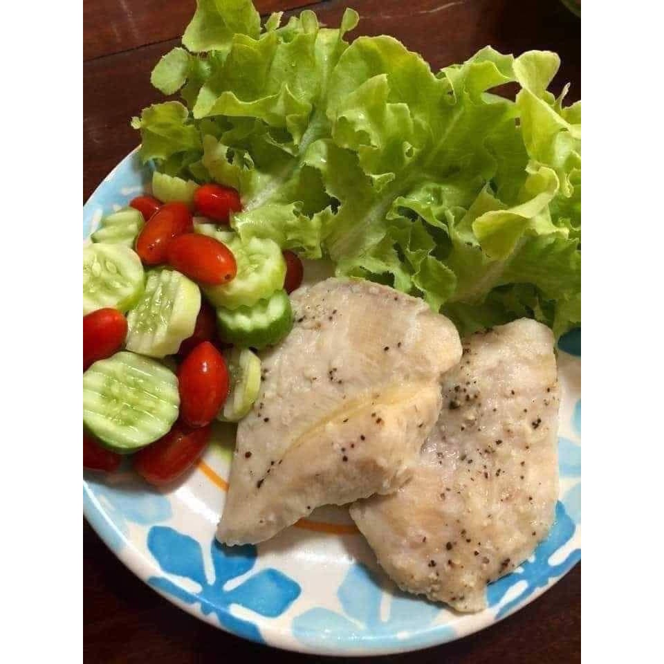 🐔อกไก่ นุ่มม พริกไทยดำ แพค 1 กิโลกรัม  ตัวเดียวกับเซเว่น มีฮาล้าล ทานได้ไม่อ้วน โปรตีนเน้นๆ - รูปที่ 3