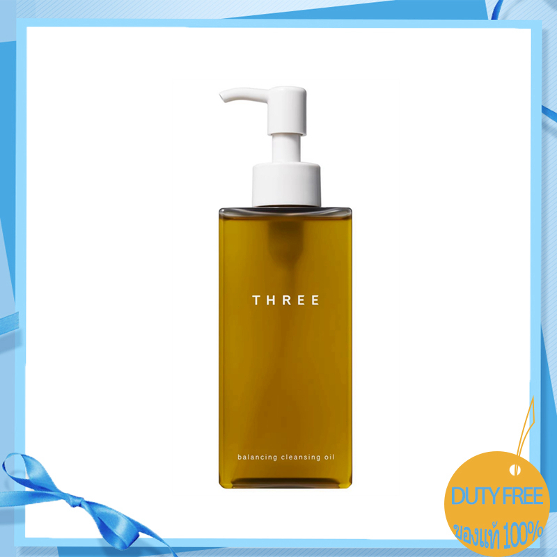 THREE Balancing Cleansing Oil 185ml คลีนซิ่ง ออยล์ ผลิตภันฑ์ทำความสะอาดผิวหน้า