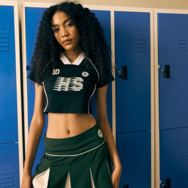 Highschool - TPG06183 เสื้อบอลครอป Collection Sports Crop T-shirt