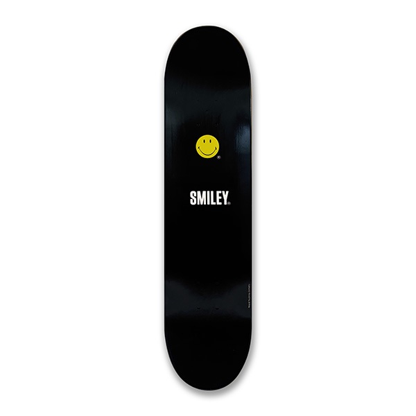 SMILEY® SKATEBOARD DECK (BLACK)