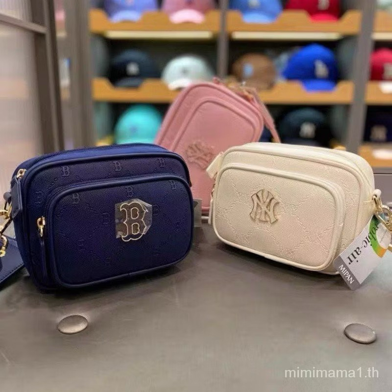 พร้อมส่งในไทย🇹🇭🇹🇭 กระเป๋าสะพายข้าง mlb รุ่นใหม่ ทรงกล่อง งานแท้outlet