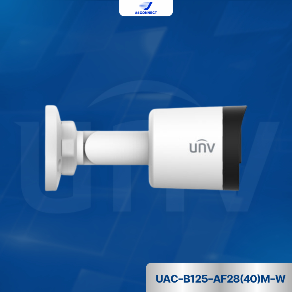 กล้องวงจรปิด UNV 5MP ColorHunter HD Fixed Mini Bullet Analog Camera รุ่น UAC-B125-AF28(40)M-W รับประกัน 3 ปี