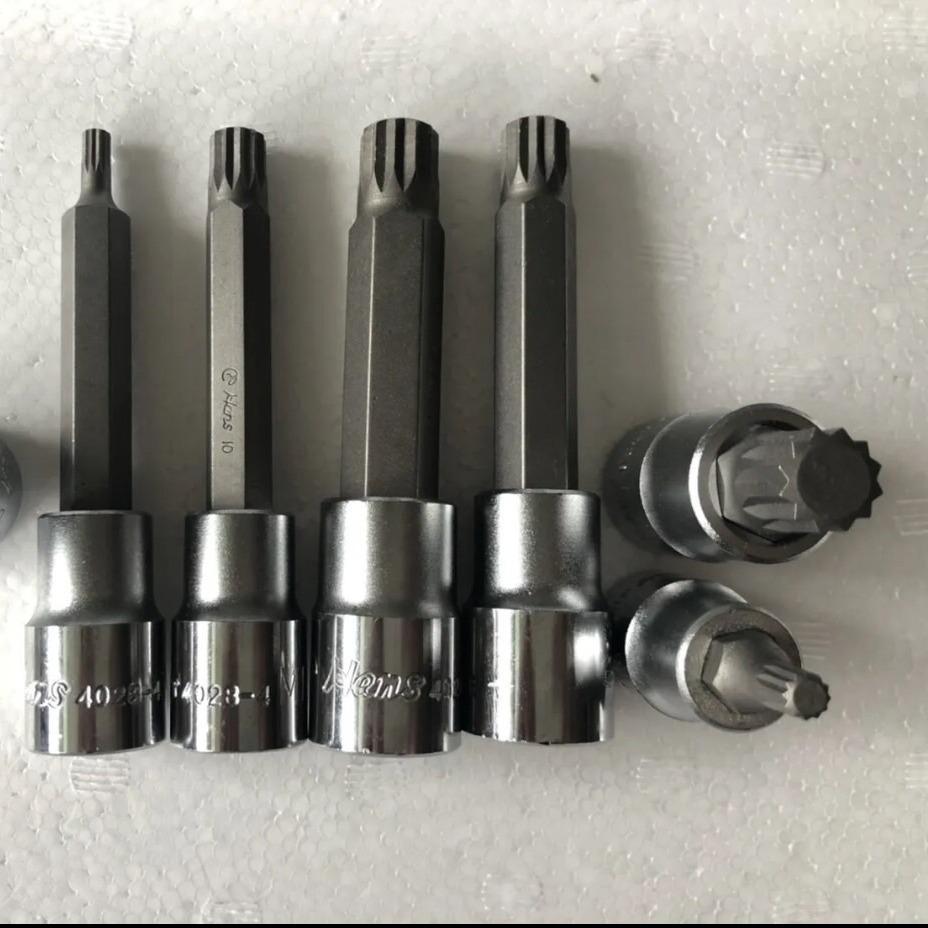 Hans ลูกบล็อกเดือยโผล่ 12แฉก ทุกไซต์มาตรฐาน