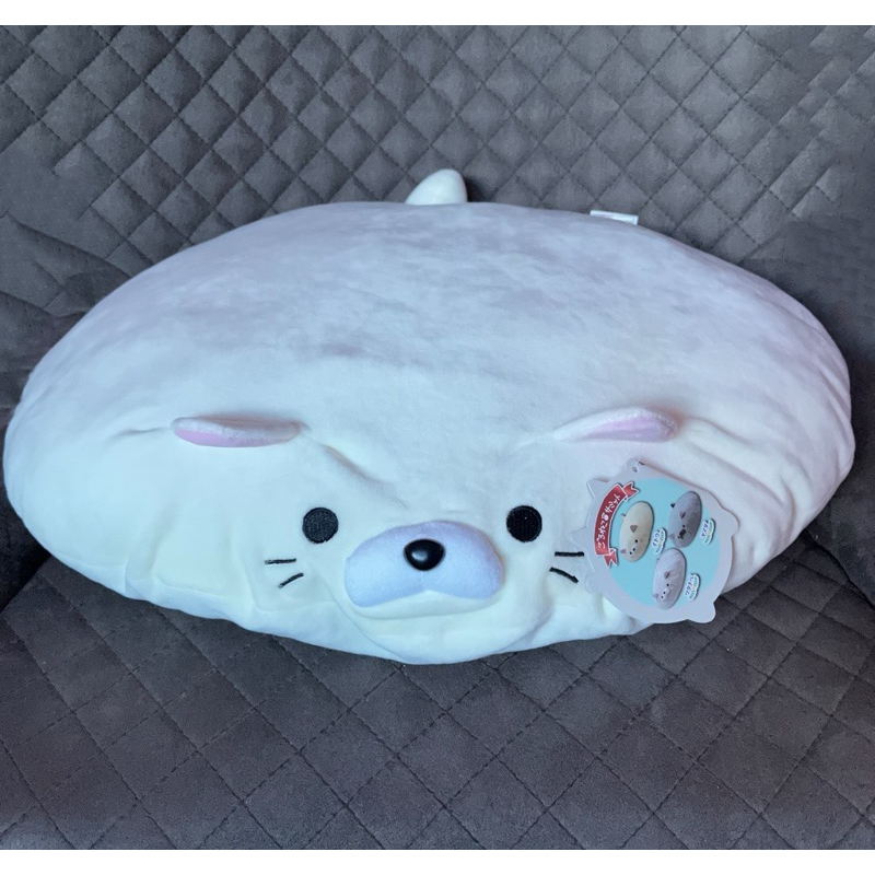 🇯🇵ごろねこサミット(Goroneko)🐈 Goroneko Marshmallow Cat Cushion🐈สีครีม