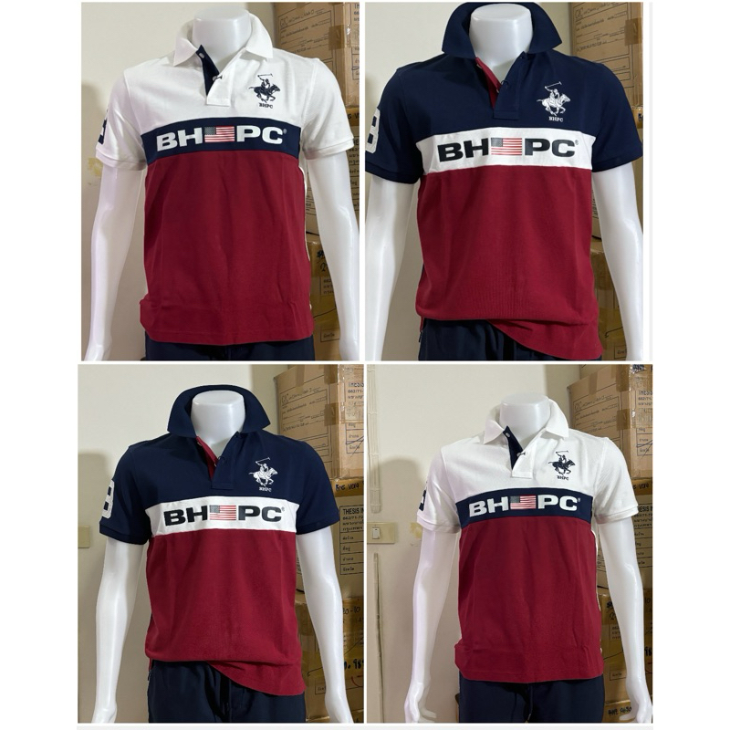 Beverly Hills Polo Club เสื้อโปโลคอปกแขนสั้น Classic Bear