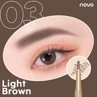 Novo Fashion Brow (No.5146) ดินสอเขียนคิ้ว+ไส้ดินสอ+บล็อกคิ้ว 3 ชิ้น ของแท้ พร้อมส่ง