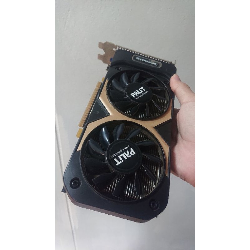 การ์ดจอ Palit GTX 750 Ti StormX Dual 2GB พัดลมคู่ไม่ต้องต่อไฟเลี้ยง สภาพมือสอง