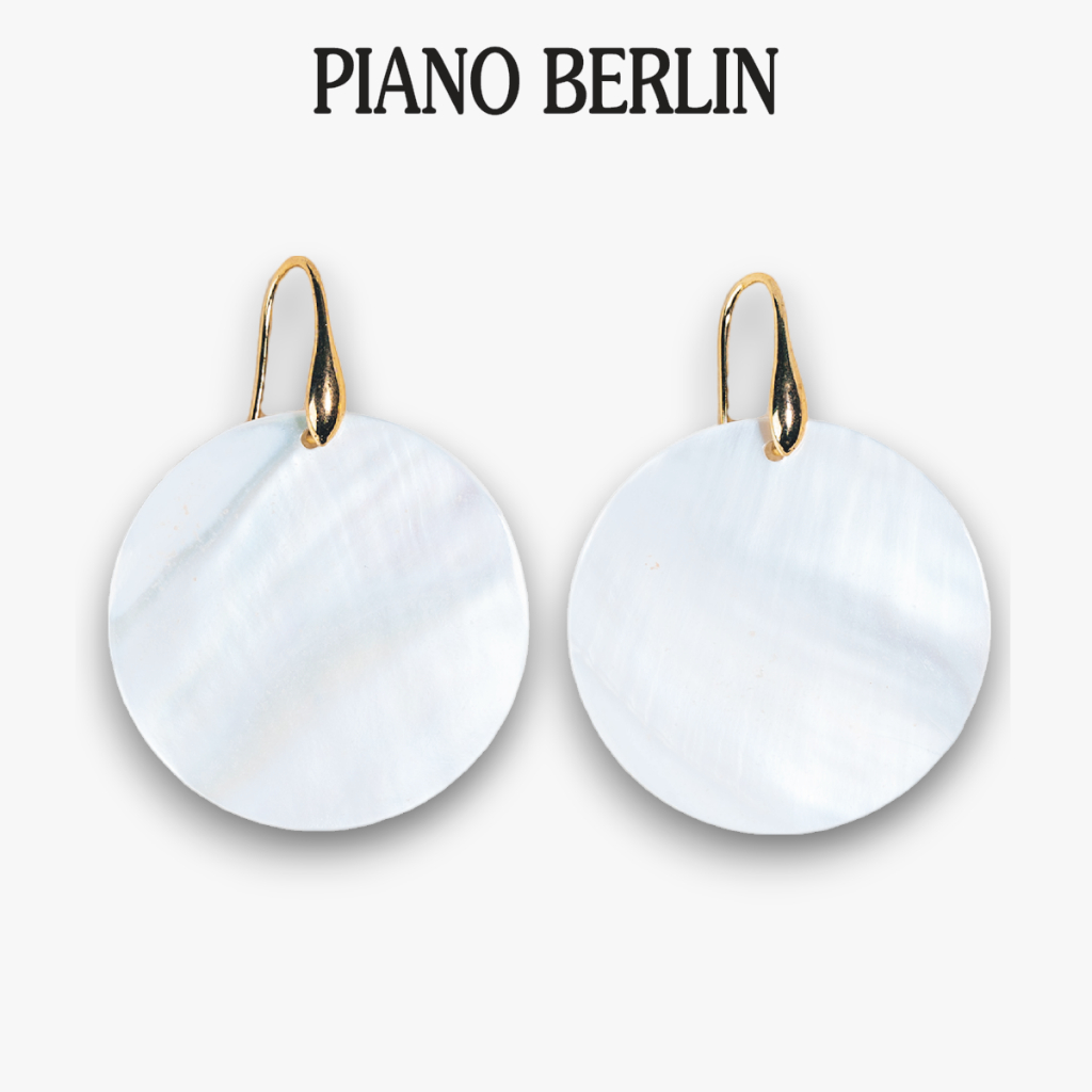 PIANO BERLIN EARRINGS - MOONLIT DISC